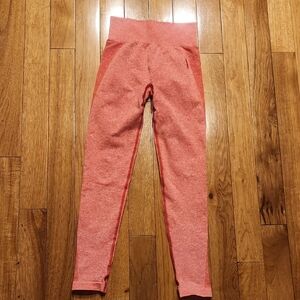 Gymshark Seamless Sculpt Leggings Coral Contour XS (Estimated)